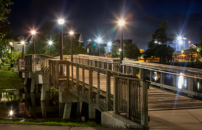 Outdoor bridge